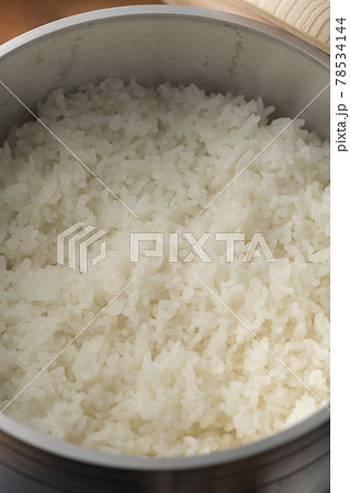 羽釜で炊いたご飯 羽釜で炊いたご飯 78534144