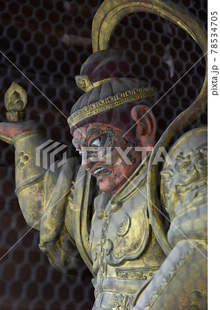 高尾山薬王院　山門　四天王（増長天） 78534705