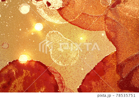 Vinatge abstract orange, yellow and gold marble texture with sparkles 78535751