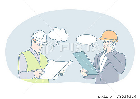Engineering and construction business concept 78536324