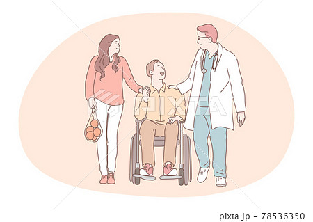 Disabled people on wheelchair living happy active lifestyle concept 78536350