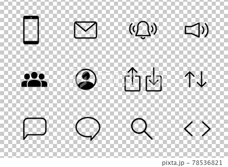 Web 和智慧型手機應用程式圖示集 Web 和智慧型手機應用程式圖示集 78536821