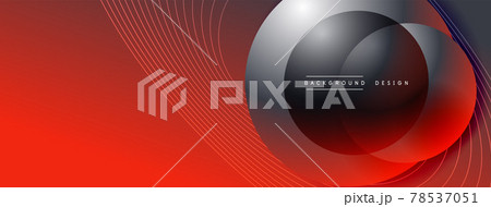 Gradient circles with shadows. Vector techno abstract background. Modern overlapping forms wallpaper background, design template Gradient circles with shadows. Vector techno abstract background. Modern overlapping forms wallpaper background, design template 78537051