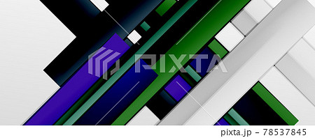 Multicolored lines background. Design template for business or technology presentations, internet posters or web brochure covers 78537845