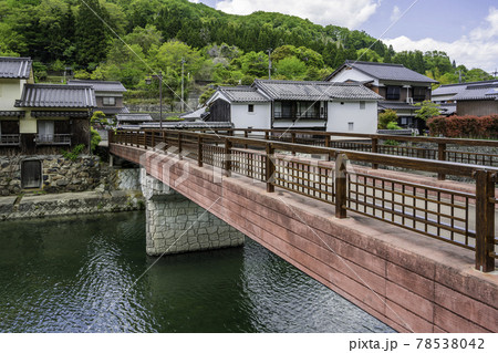 平福　川端風景　兵庫県佐用郡佐用町 78538042
