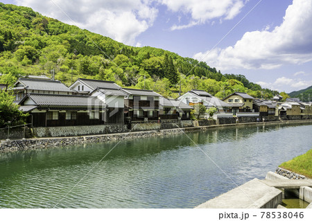 平福　川端風景　兵庫県佐用郡佐用町 78538046