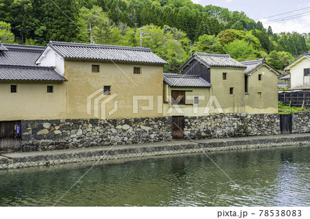 平福　川端風景　兵庫県佐用郡佐用町 78538083