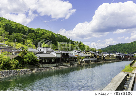平福 川端風景 兵庫県佐用郡佐用町 平福 川端風景 兵庫県佐用郡佐用町 78538100