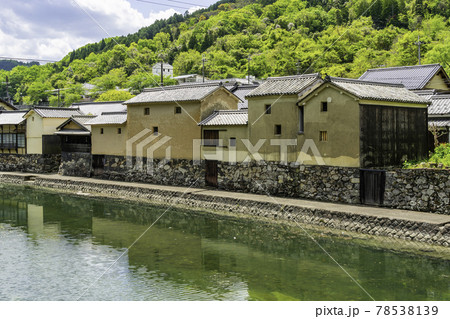 平福　川端風景　兵庫県佐用郡佐用町 78538139