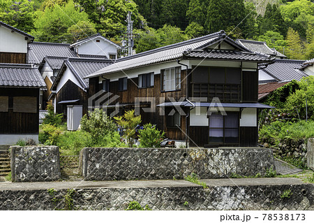 平福　川端風景　兵庫県佐用郡佐用町 78538173