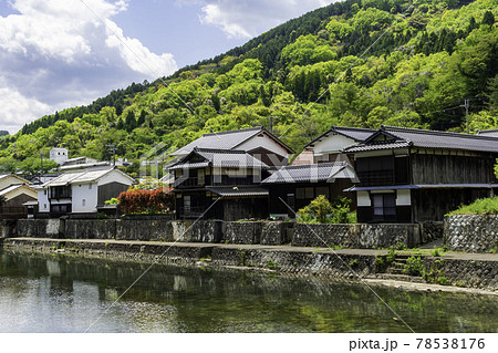 平福 川端風景 兵庫県佐用郡佐用町 平福 川端風景 兵庫県佐用郡佐用町 78538176