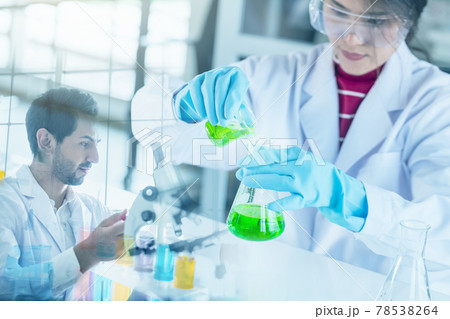 laboratory research concept with scientists laboratory research concept with scientists 78538264