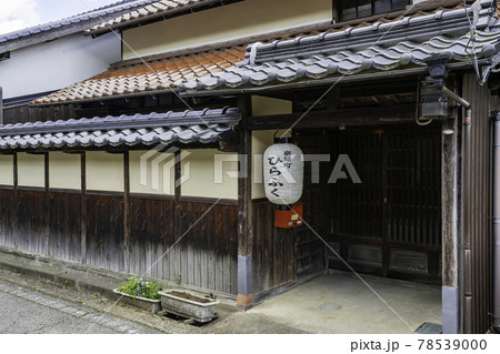 平福　平福の街並み　兵庫県佐用郡佐用町 78539000