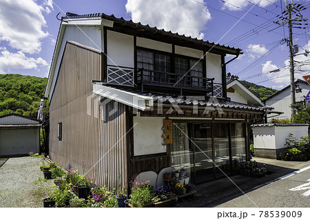 平福　平福の街並み　兵庫県佐用郡佐用町 78539009