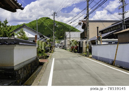 平福　平福の街並み　兵庫県佐用郡佐用町 78539145