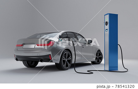 Generic electric car charging battery, 3d render 78541320