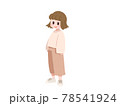 おしゃれ私服の女の子 78541924