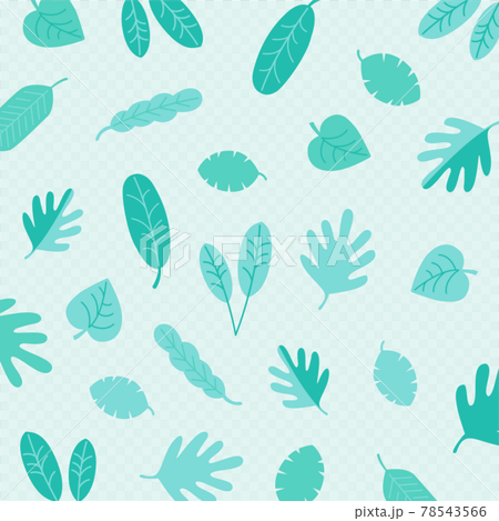 Green and yellow retro botanical minimal pattern material Green and yellow retro botanical minimal pattern material 78543566