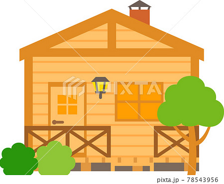 煙突があるコテージ 78543956