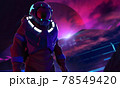 3d render illustration of astronaut in suit. 78549420