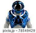 3d render illustration of isolated astronaut. 78549429