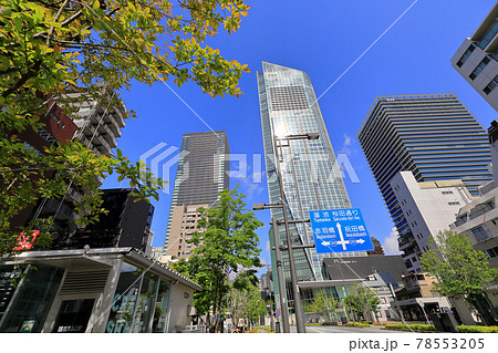 東京　港区の都市風景　虎ノ門ヒルズ　森タワー 78553205