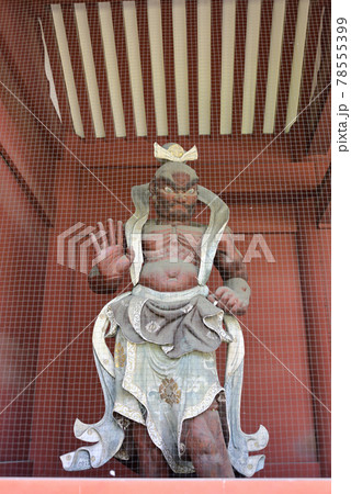 旧台徳院霊廟惣門 吽行の仁王像 旧台徳院霊廟惣門 吽行の仁王像 78555399