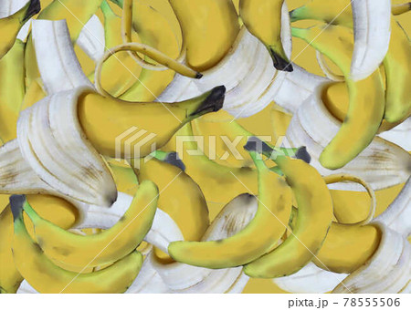 バナナ 背景 Bananaのイラスト素材
