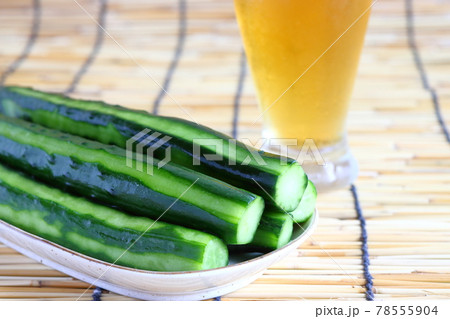 きゅうりの一本漬け 夏イメージ きゅうりの一本漬け 夏イメージ 78555904