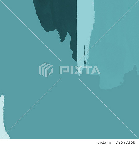 青い絵の具で描いたテクスチャ素材のイラスト素材