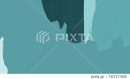 青い絵の具で描いたテクスチャ素材のイラスト素材