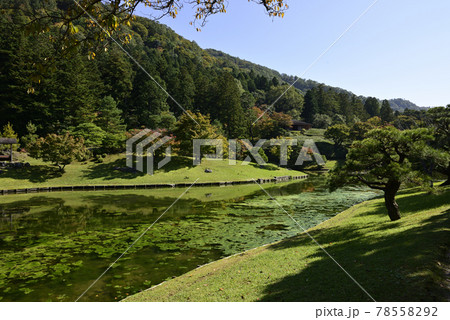 修学院離宮　上離宮　浴龍池 78558292