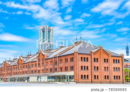 横浜の都市風景 みなとみらい 赤レンガ倉庫周辺の風景 横浜の都市風景 みなとみらい 赤レンガ倉庫周辺の風景 78560093