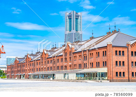 横浜の都市風景 みなとみらい 赤レンガ倉庫周辺の風景 横浜の都市風景 みなとみらい 赤レンガ倉庫周辺の風景 78560099
