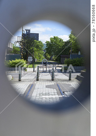 小樽 旧手宮線跡(同日撮影の関連動画素材あり) 小樽 旧手宮線跡(同日撮影の関連動画素材あり) 78560668