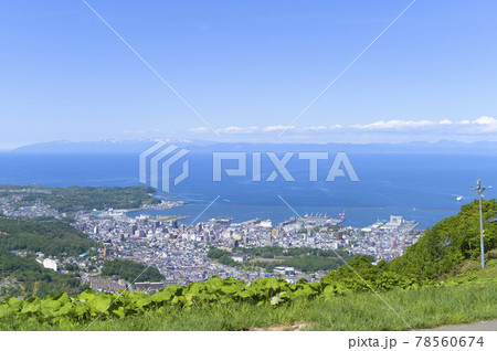 小樽天狗山からの眺め（同時撮影の動画素材あり） 78560674