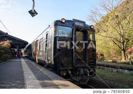 嘉例川駅停車中のはやとの風 78560830