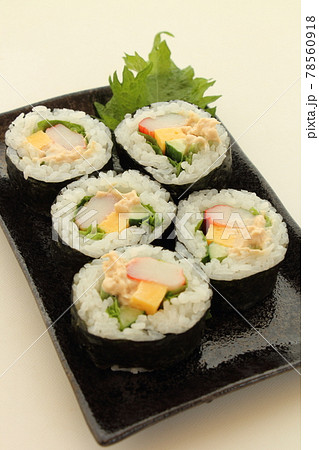 サラダ太巻寿司 サラダ太巻寿司 78560918