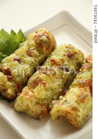 竹輪の磯辺揚げ 竹輪の磯辺揚げ 78561061