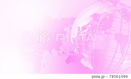 ピンク色のデジタルネットワークイメージ白背景 78561499