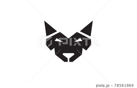 unique shape silhouette head goat logo vector icon illustration design 78561969
