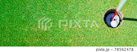 ゴルフ ホールインワン チップイン 【 ラッキー の イメージ 】 ゴルフ ホールインワン チップイン 【 ラッキー の イメージ 】 78562478