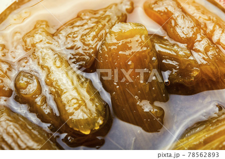 Rhubarb jam in glass bowl,close up Rhubarb jam in glass bowl,close up 78562893