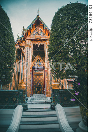 Wat Ratchabophit Sathitmahasimaram temple in Bangkok, old Town, Thailand 78564431