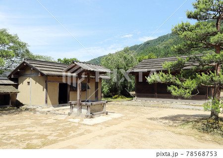 一乗谷朝倉氏遺跡 復原町並 中級武家屋敷(福井県 福井市) 一乗谷朝倉氏遺跡 復原町並 中級武家屋敷(福井県 福井市) 78568753