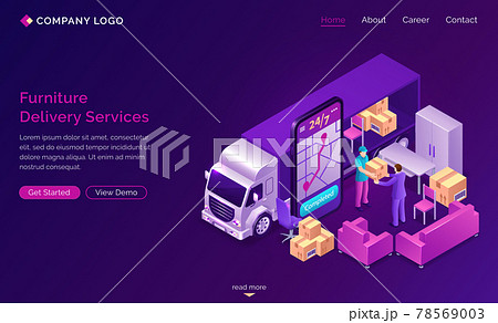 Furniture delivery online services banner 78569003