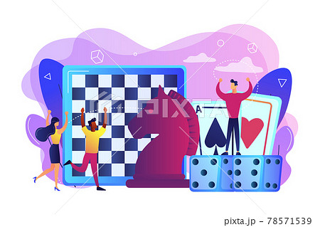 Board game concept vector illustration. Board game concept vector illustration. 78571539