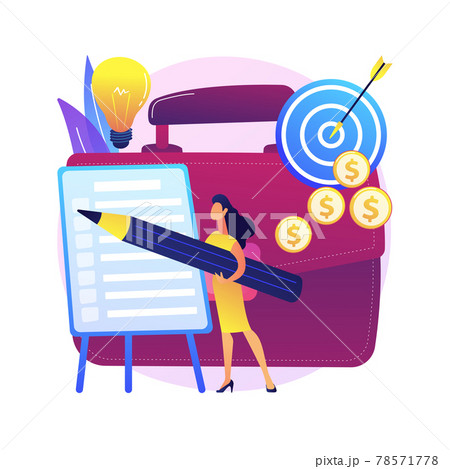 Project planning abstract concept vector illustration. Project planning abstract concept vector illustration. 78571778