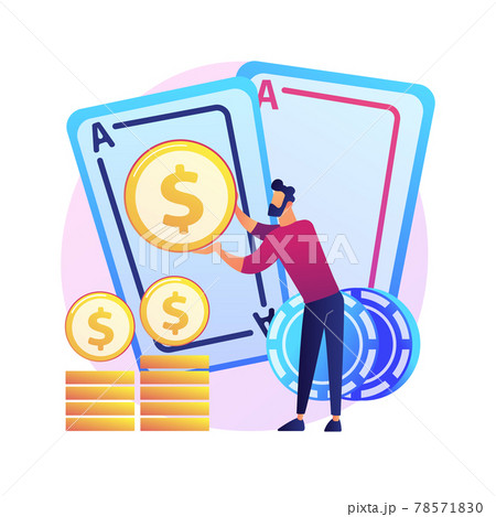 Gambling winnings vector concept metaphor. Gambling winnings vector concept metaphor. 78571830
