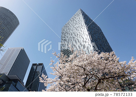 名古屋駅前のビル街 名古屋駅前のビル街 78572133